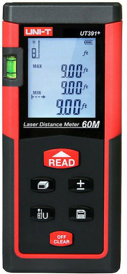 Uni-T Μέτρο Laser UT391+ με Δυνατότητα Μέτρησης 60m