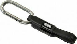 Lampa Schlüsselanhänger USB 2.0 auf Micro-USB-Kabel Schwarz 0.1m (38918) 1Stück