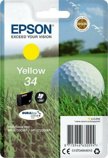 Epson 34 Original InkJet Printer Ink Yellow (C13T34644010)