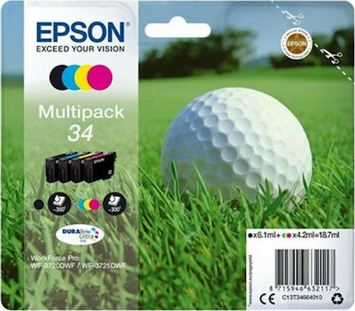 Epson 34 Gelb / Cyan / Magenta / Schwarz (C13T34664010)