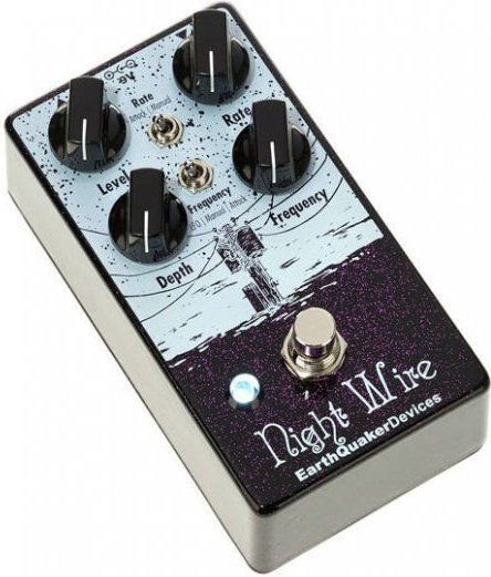 EarthQuaker Devices Night Wire Harmonic Tremolo EQDNWR Pedals Tremolo Electric Guitar and Electric Bass