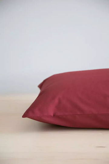 Nima Sheet Super-Double 240x260cm. Unicolors Ceramic Red