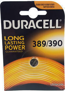 Duracell Long Lasting Power 389/390 Batterie Silber-Oxid für Uhren SR54 1.5V 1Stück