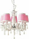 Aca Chandelier Lampshade 5xE14 White 56cm SF35045P