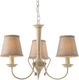 Aca Chandelier Lampshade 3xE14 Beige 54cm DL8313