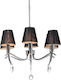 Aca Chandelier Lampshade 6xE14 Silver WA1196