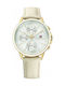 Tommy Hilfiger Carly Γυναικείο Ρολόι 40mm Χρονογράφος Μπαταρίας με Μπεζ Δερμάτινο Λουράκι