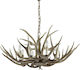 Ideal Lux Chandelier 8xE14 Beige 91cm 115504