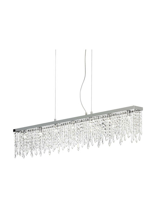 Ideal Lux Chandelier with Crystals 7xG9 Transparent 098739