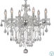 Ideal Lux Chandelier Candlestick 6xE14 Transparent 60cm 035628
