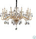 Ideal Lux Chandelier Candlestick 10xE14 Gold 85cm 087771