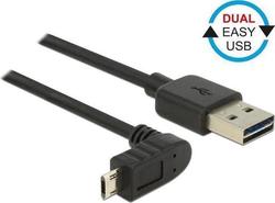DeLock 83857 Regular USB 2.0 σε micro USB 3m Μαύρο DeLock 83857 Regular USB 2.0 σε micro USB 3m Μαύρο
