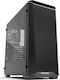 Phanteks Eclipse P400S Tempered Glass Gaming Midi Tower Κουτί Υπολογιστή με Πλαϊνό Παράθυρο και RGB Φωτισμό Black/White