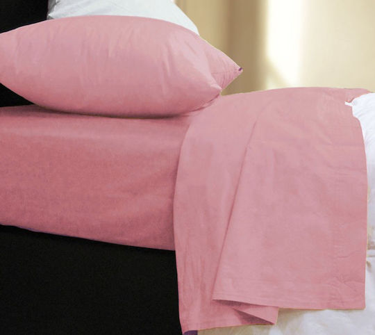Nef-Nef Homeware Basic Ημίδιπλο 120x200+30εκ. με Λάστιχο 1011 Pink Nef-Nef Homeware Basic Ημίδιπλο 120x200+30εκ. με Λάστιχο 1011 Pink