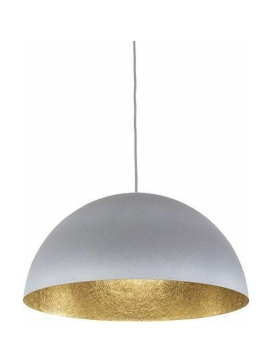 Sigma Sfera Pendant Light Single-Light Bell for Socket E27 Gray