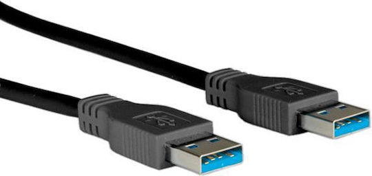 Roline USB 3.0 Cable USB-A male - USB-A male 1.8m (11.02.8970)
