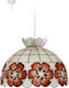 Starlight Hängelampe Rot Glocke mit Fassung E27 40x40cm.