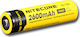 NiteCore 9060110552 Επαναφορτιζόμενη Μπαταρία 18650 Li-ion 2600mAh 3.7V 1τμχ