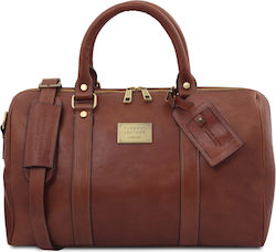 Tuscany Leather TL Voyager Reisetasche Braun au...