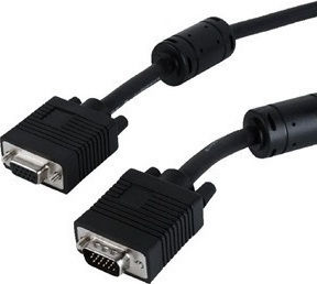 Cablexpert VGA male to VGA female Black 3m Cable (CC-PPVGAX-10-B)