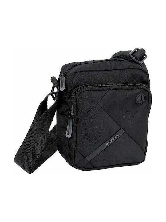 Gabol Ανδρική Τσάντα Ώμου / Χιαστί σε Μαύρο χρώμα