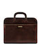 Sorrento Leder Herrentasche Geldbörse Dark Brown