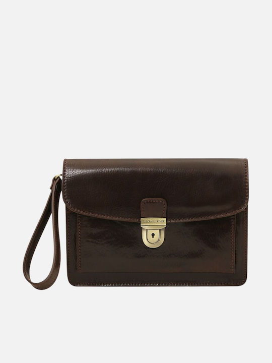 Tuscany Leather Max Δερμάτινη Ανδρική Τσάντα Χε...