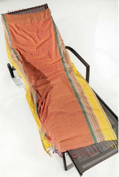 Nima Mahabali Beach Towel Pareo Orange 175x95cm.