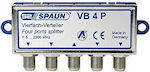 SPAUN VB4P Splitter VB4P 4 ieșiri cu trecere de tensiune 842217