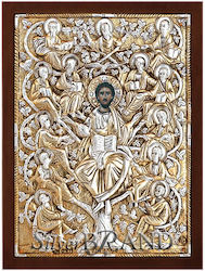 The Vine Silver Image (Gilt) 25x19cm