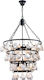 Elmark Πολυέλαιος 9xE14 Μαύρος 955CUPS9