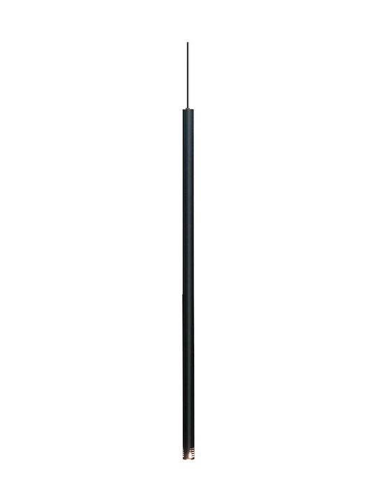 Luma Μοντέρνο Κρεμαστό Φωτιστικό Μονόφωτο με Ντουί G9 σε Μαύρο Χρώμα