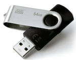 GoodRAM UTS2 64GB USB 2.0 Stick Silber