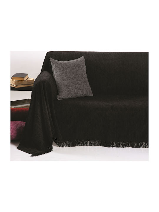 Anna Riska Armchair Throw 1300 180x180cm Black ...