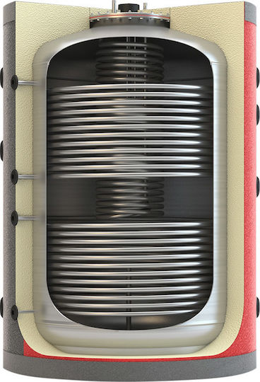 MasterSOL BUFi1-2 Δοχείο Αδράνειας Inox 500lt με τρεις Εναλλάκτες