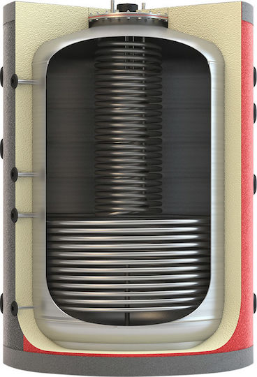MasterSOL BUFi1-1 Δοχείο Αδράνειας Inox 750lt με δύο Εναλλάκτες Διπλής Ενέργειας