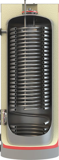 MasterSOL BHP2 Boiler Λεβητοστασίου Glass 300lt με δύο Εναλλάκτες για Αντλίες Θερμότητας