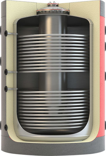 MasterSOL TIT2 Tank in Tank Glass 2000lt με δύο Εναλλάκτες Διπλής Ενέργειας