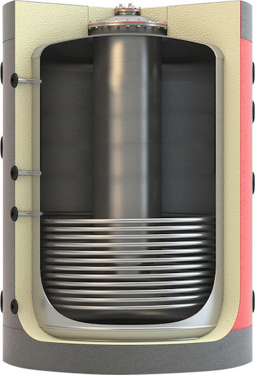 MasterSOL TIT1 Tank in Tank Glass 750lt με έναν Εναλλάκτη Διπλής Ενέργειας