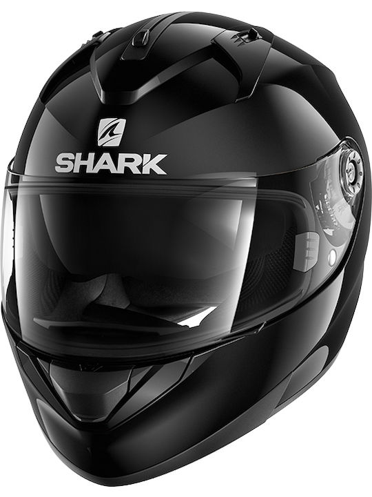 Shark Ridill Blank Black Κράνος Μηχανής Full Face 1550gr με Sunvisor