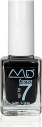 MD Professionnel Express Up to 7 Gloss Βερνίκι Νυχιών Quick Dry Μαύρο 759 12ml