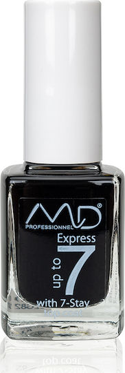 MD Professionnel Express Up to 7 Gloss Nail Polish Quick Dry Black 759 12ml