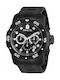 Invicta Pro Diver Мъжки Часовник 48mm Хронограф На Батерия С Черна Стоманена Гривна
