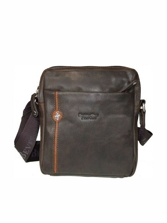 Beverly Hills Polo Club Leather Men's Bag Shoul...