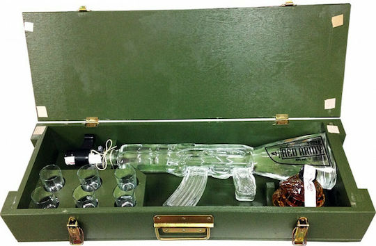最新発見 Kalashnikov Vodka（カラシニコフ ウオッカ）空き瓶 巻き起こし その他