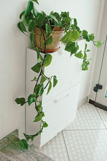 Пластмасова Unika Rattan с 1 Рафт Бяла 51x17.3x41см Пластмасова Unika Rattan с 1 Рафт Бяла 51x17.3x41см