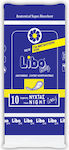 Libo Fluff Long Νυκτός Hygienepads mit Flügeln Nacht 10Stück