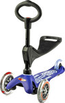 Micro Kids Scooter Mini 3 in 1 Deluxe 3-Wheel with Seat for 1-5 Years Blue