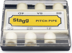 Stagg Stimmgabeln/Stimmpfeifen GP-1 in Weiß Farbe