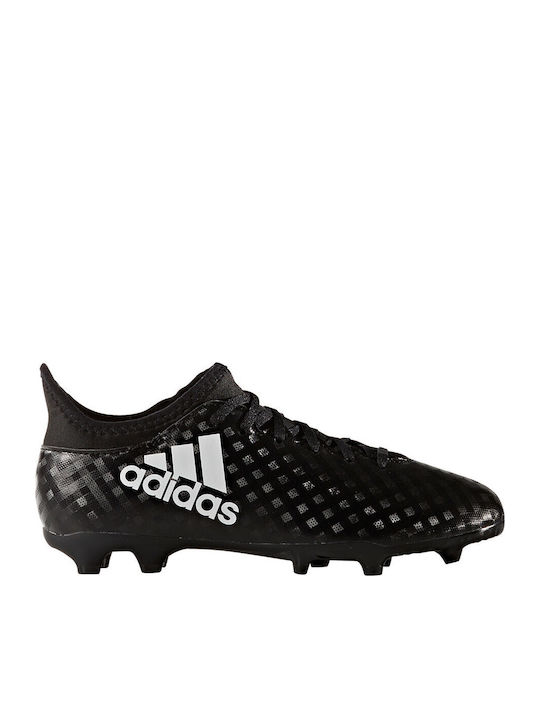 X 16.3 FG FG Kids Soccer Cleats Molded Black